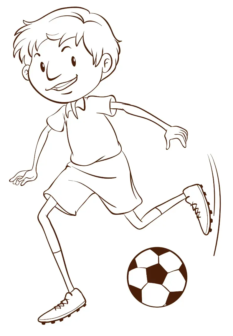 Free Sport Picture To Color In