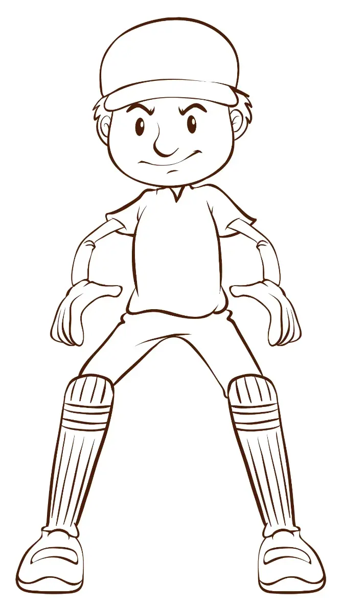 Free Sport Picture To Color In