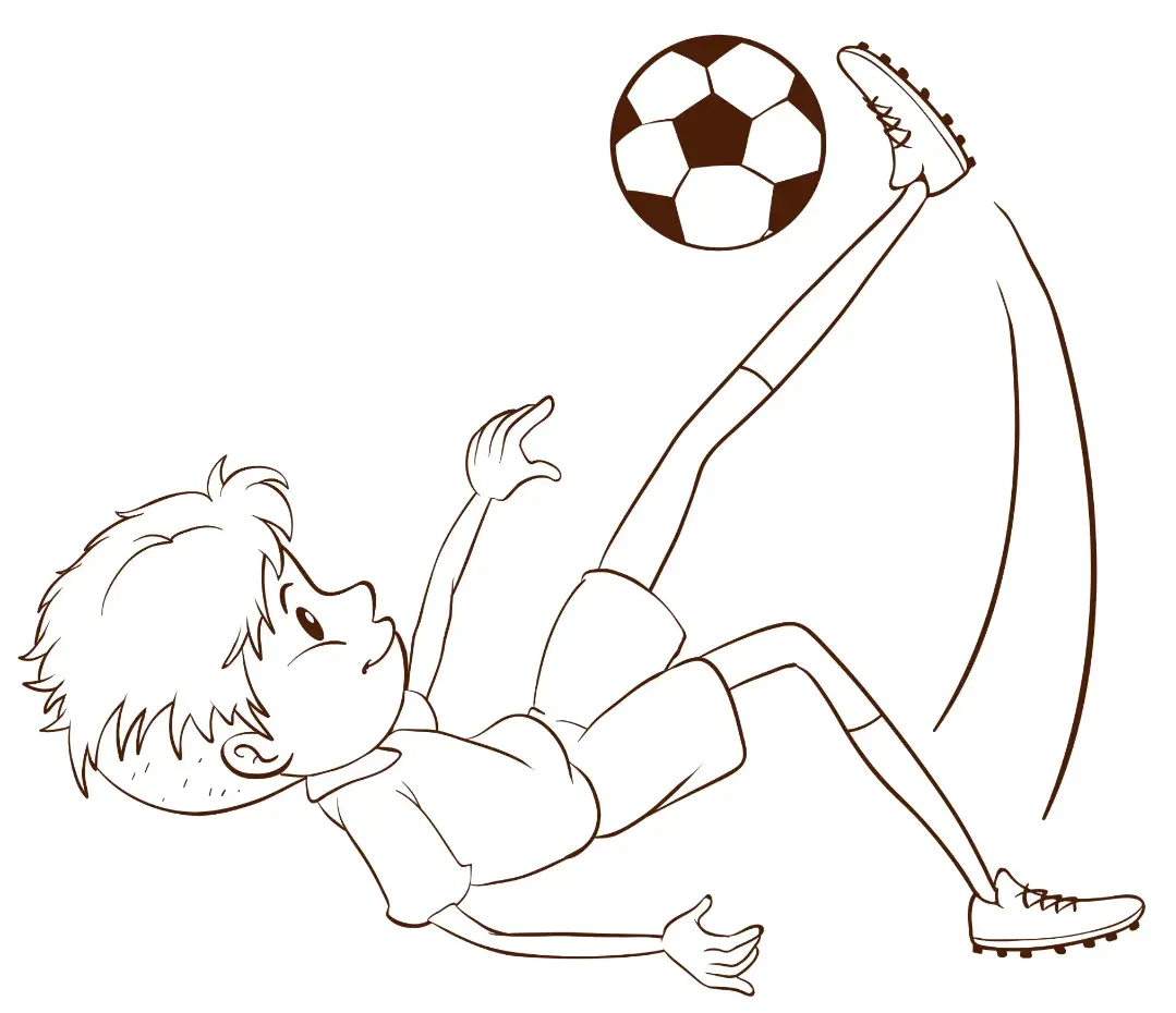 Free Sport Picture To Color In