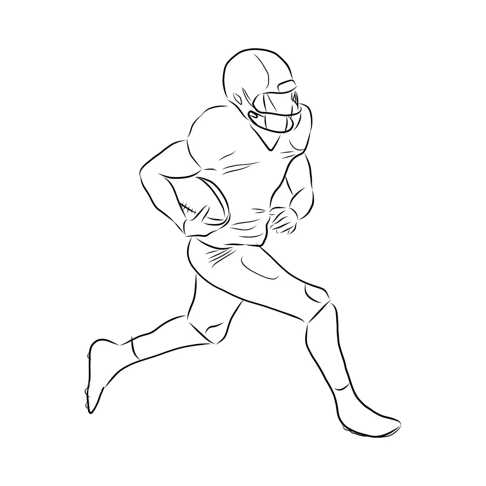 Free Sport Picture To Color In