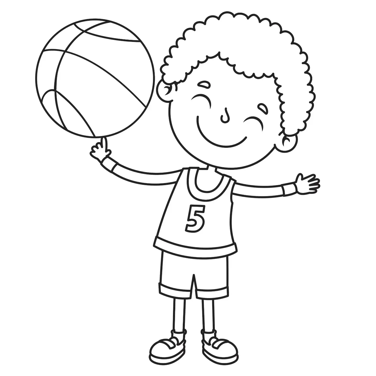 Free Sport Picture To Color In