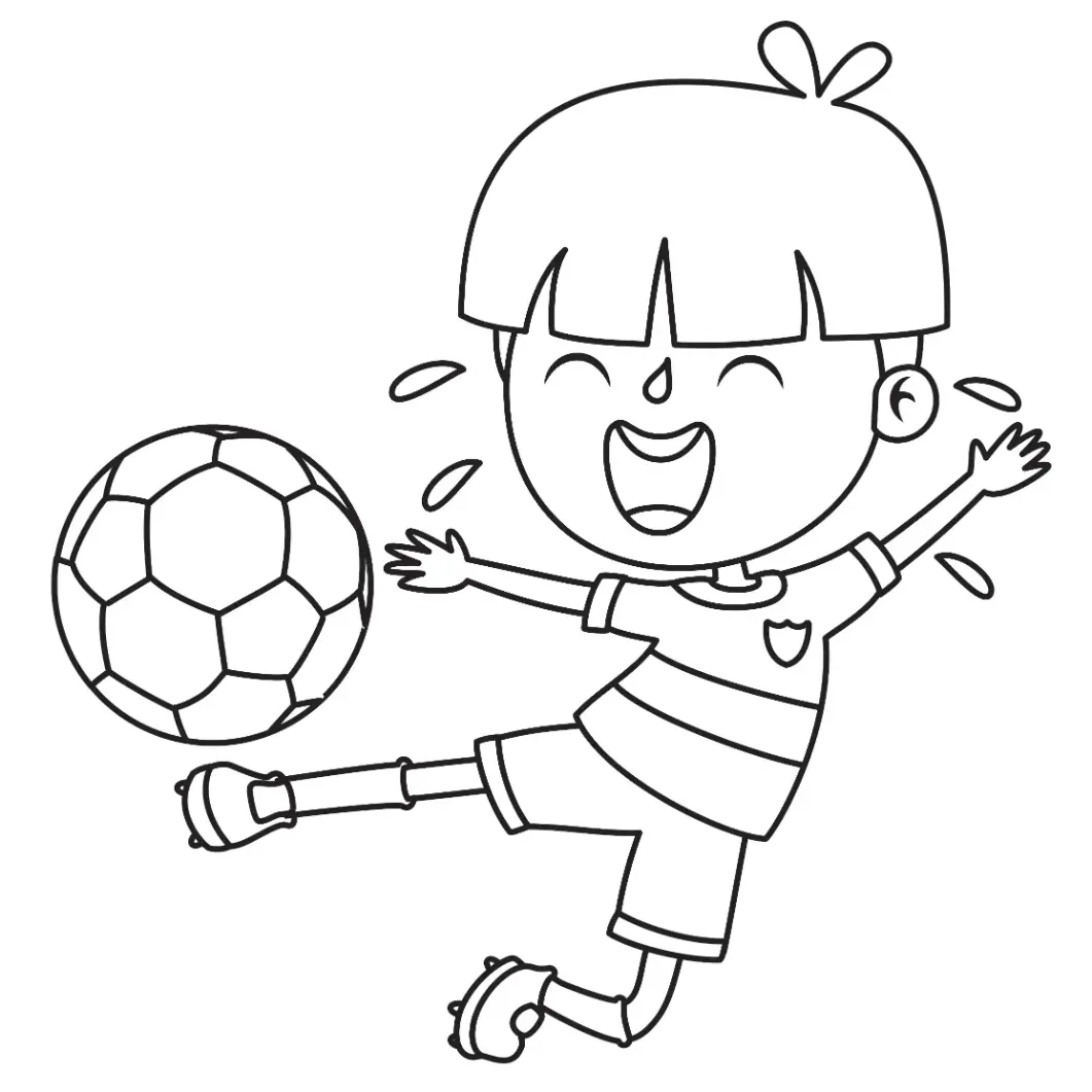 Free Sport Picture To Color In