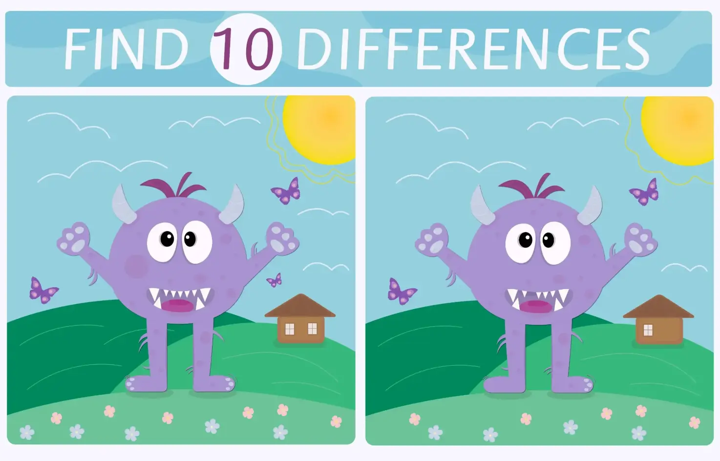 Free Spot The Difference Game For Kids