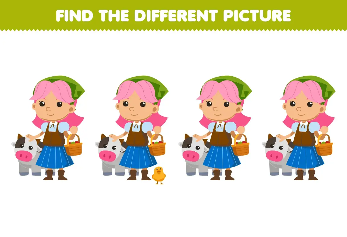 Free Spot The Difference Game For Kids