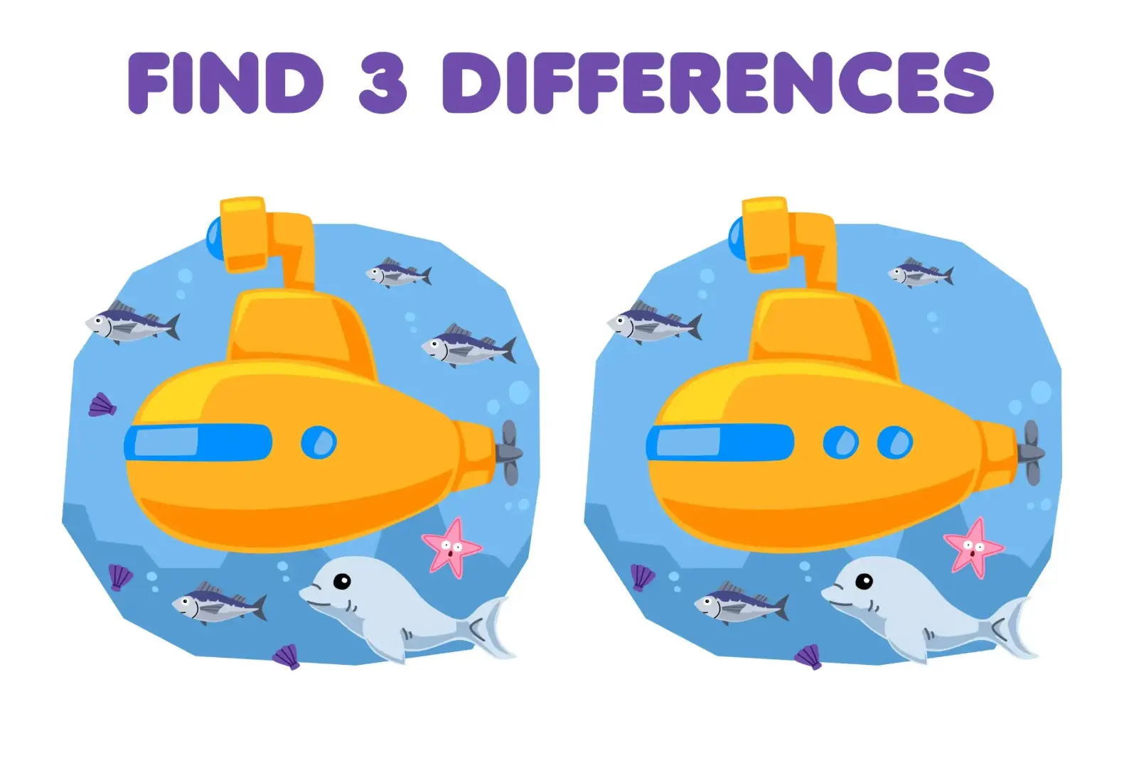 Free Spot The Difference Game For Kids