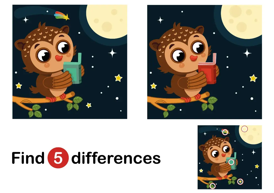 Free Spot The Difference Game For Kids