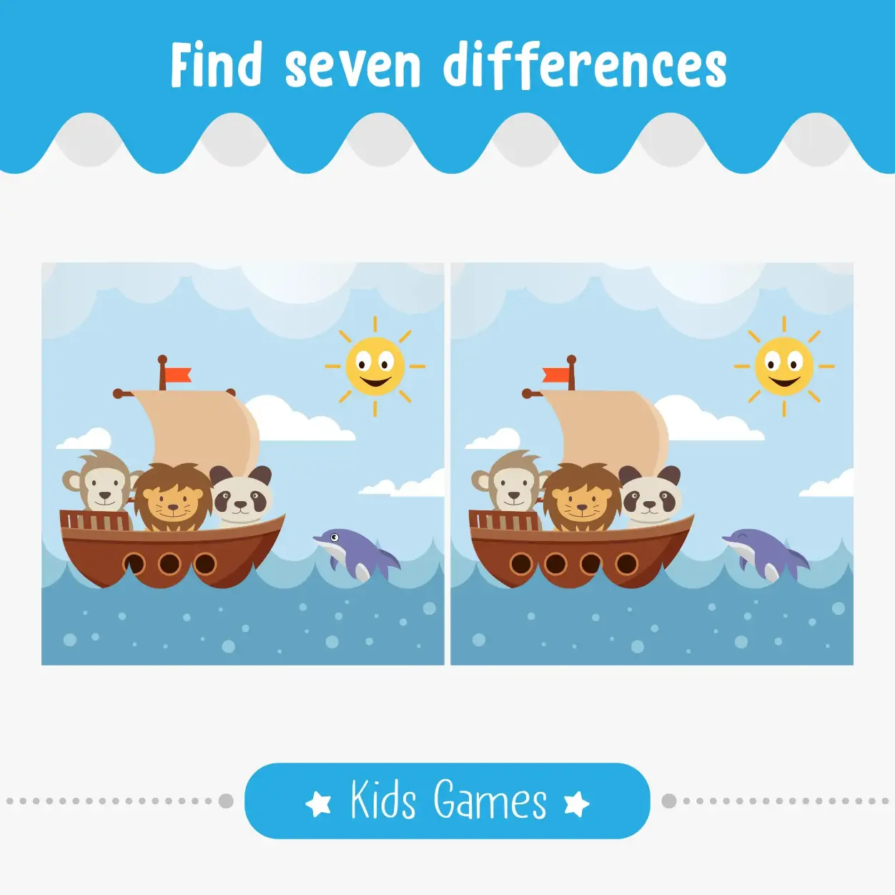 Free Spot The Difference Game For Kids