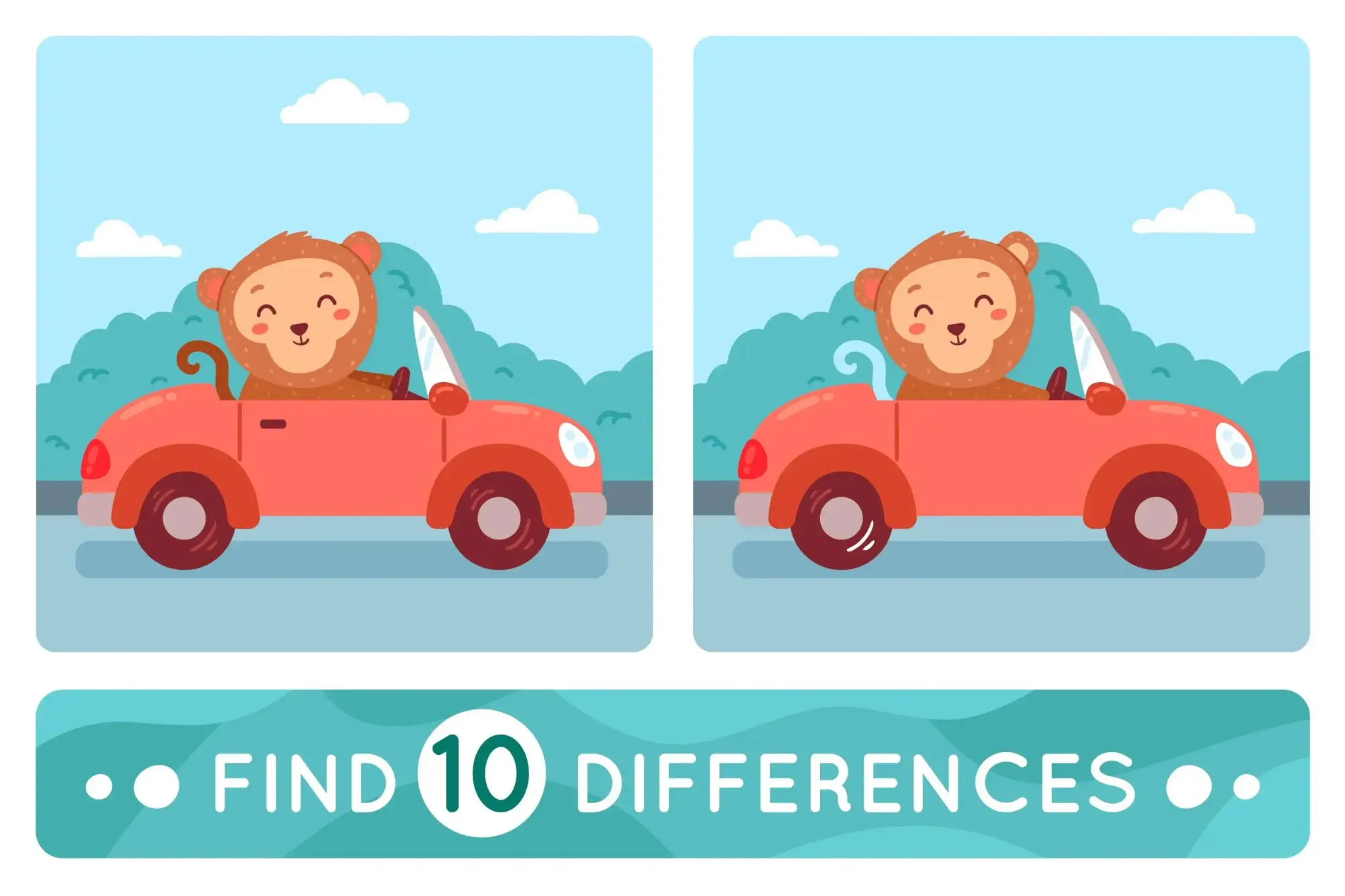 Free Spot The Difference Game For Kids