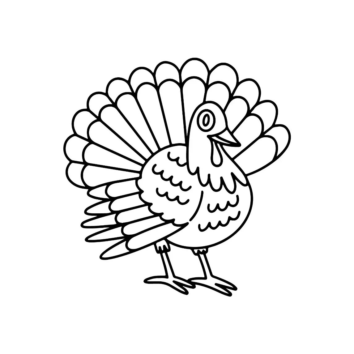 Free Thanksgiving Picture To Color In