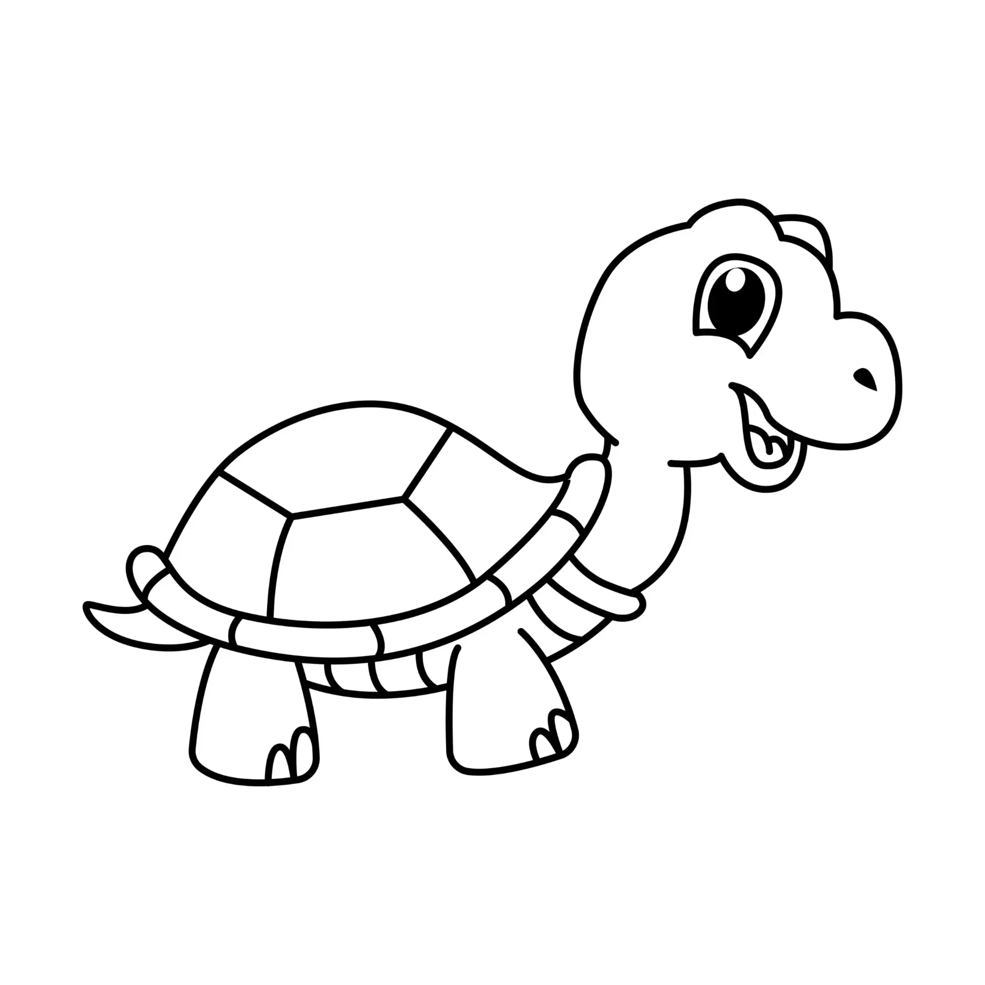 Free Turtle Picture To Color In