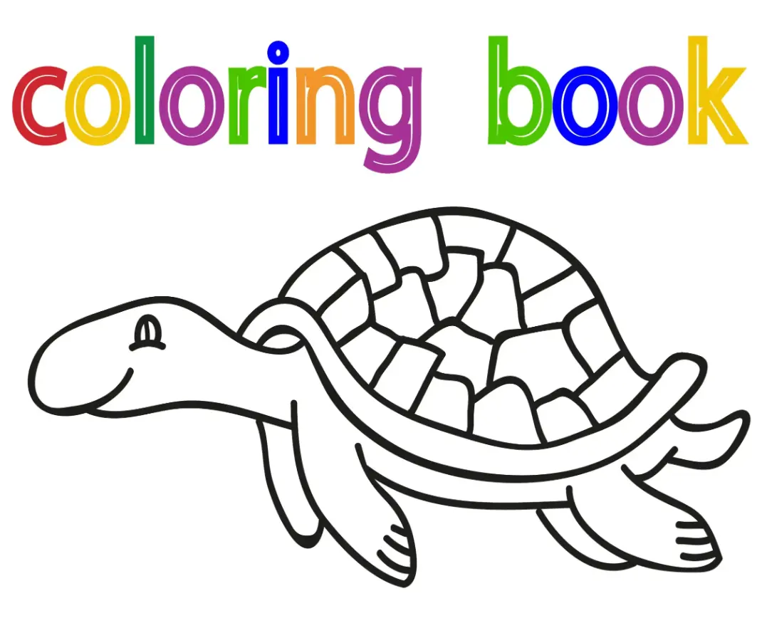 Free Turtle Picture To Color In