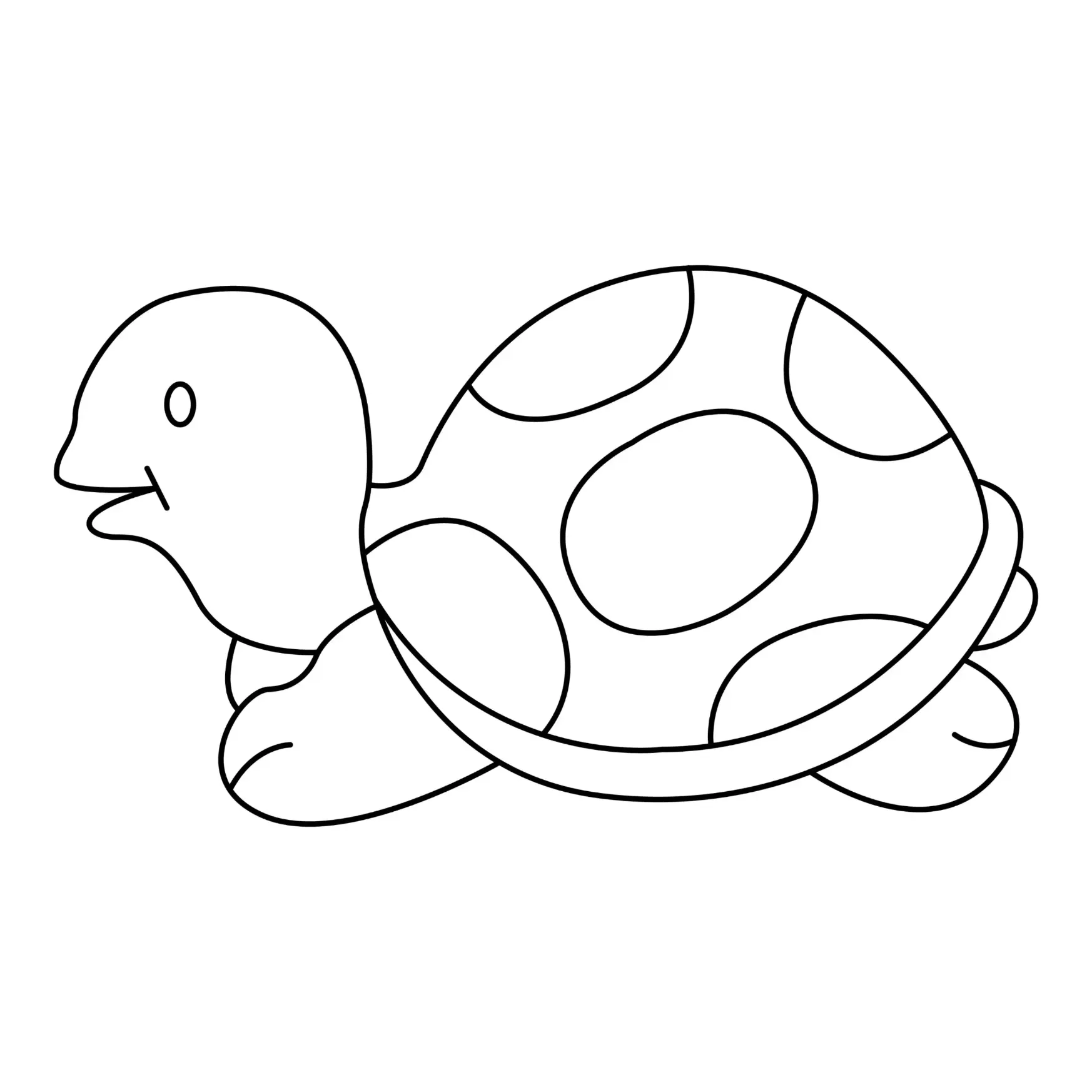 Free Turtle Picture To Color In