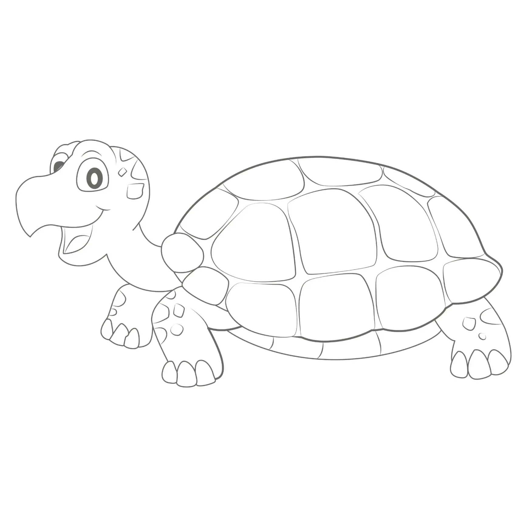 Free Turtle Picture To Color In