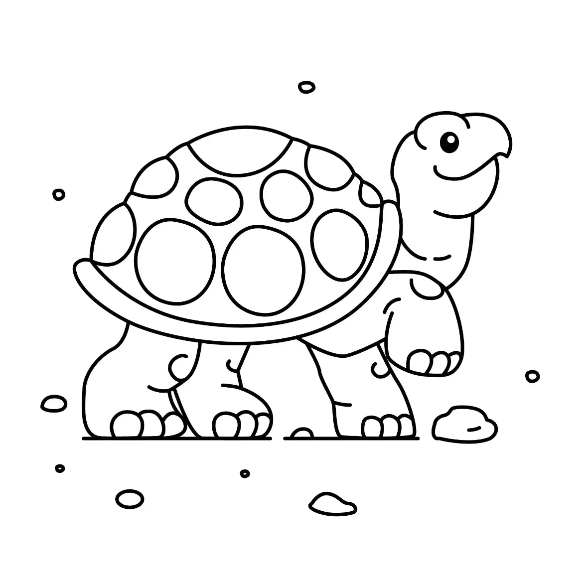 Free Turtle Picture To Color In