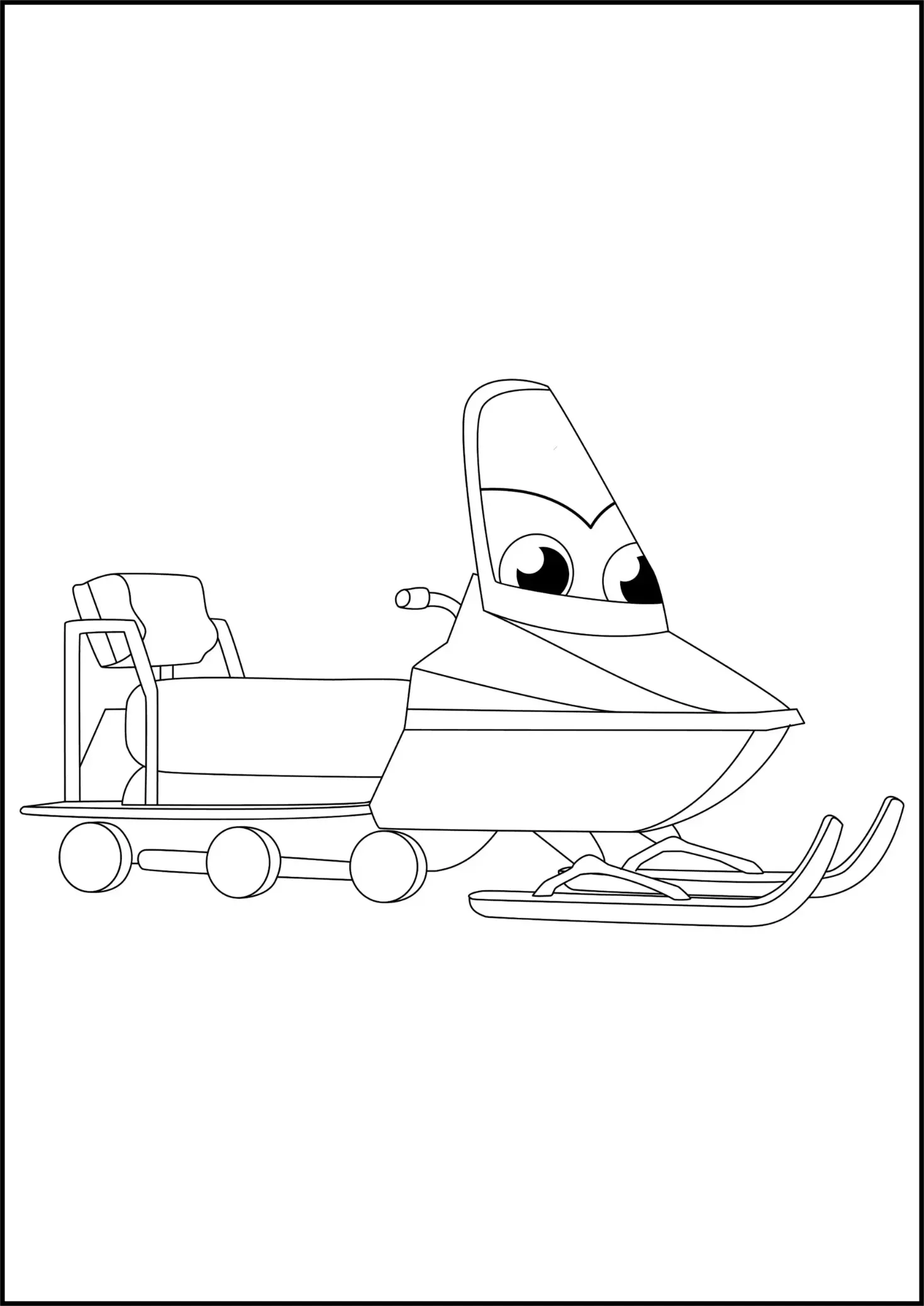 Free Vehicle Picture To Color In