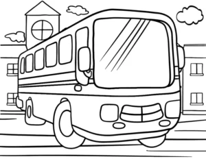 Free Vehicle Picture To Color In