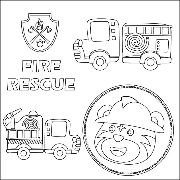 Free Vehicle Picture To Color In