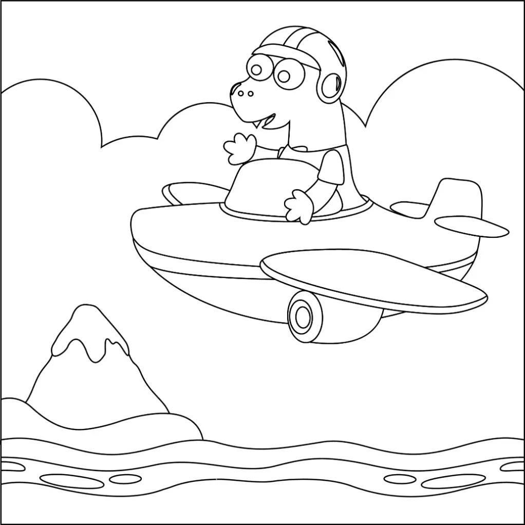 Free Vehicle Picture To Color In