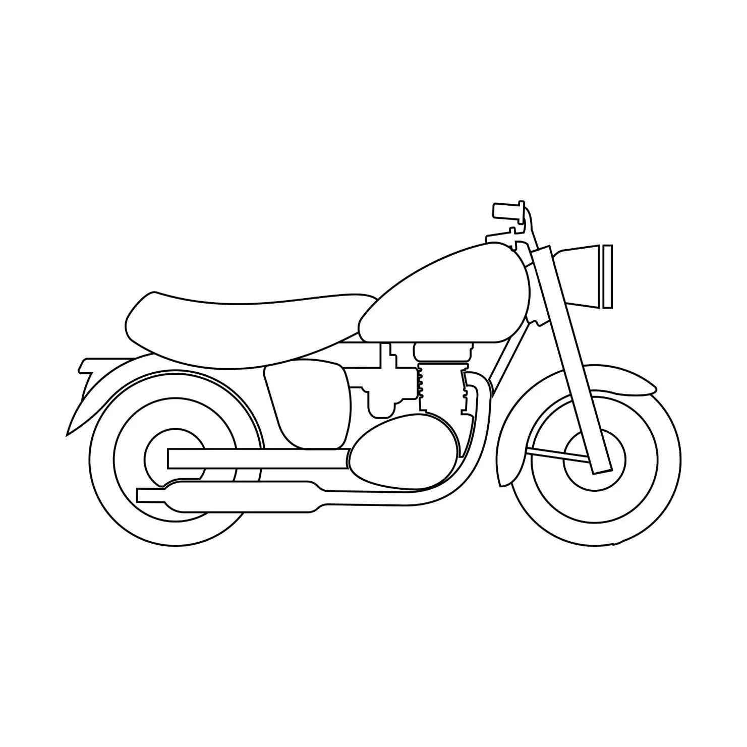 Free Vehicle Picture To Color In