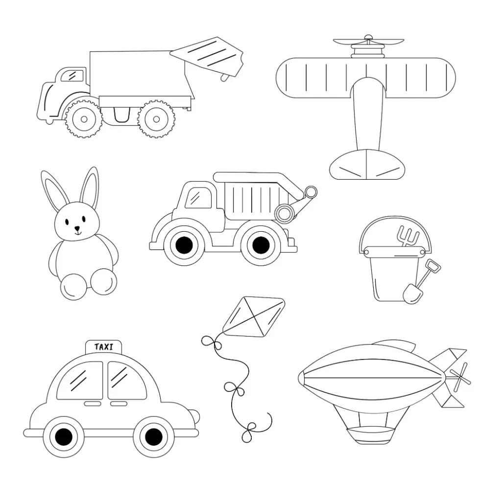 Free Vehicle Picture To Color In