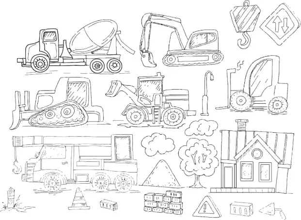 Free Vehicle Picture To Color In