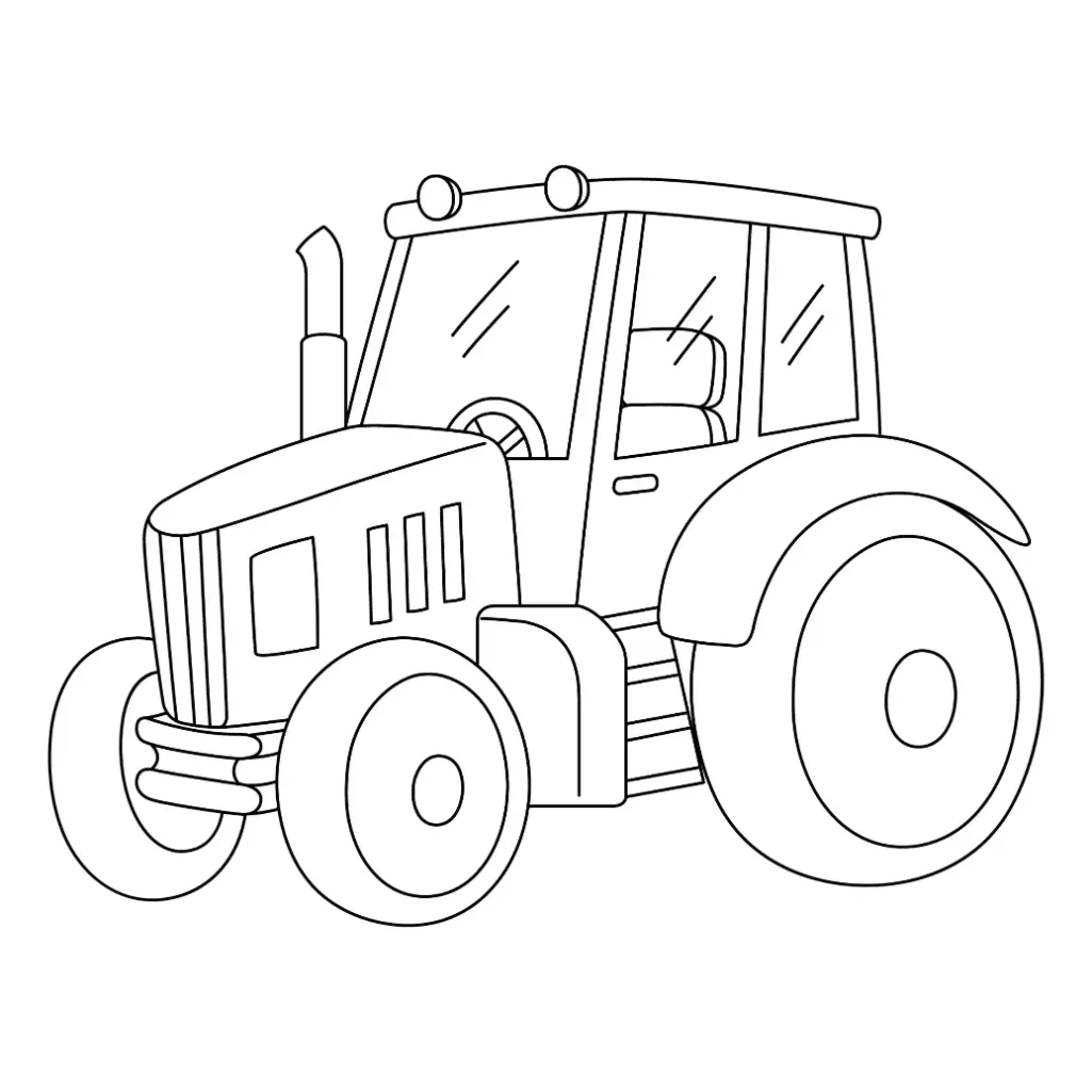 Free Vehicle Picture To Color In