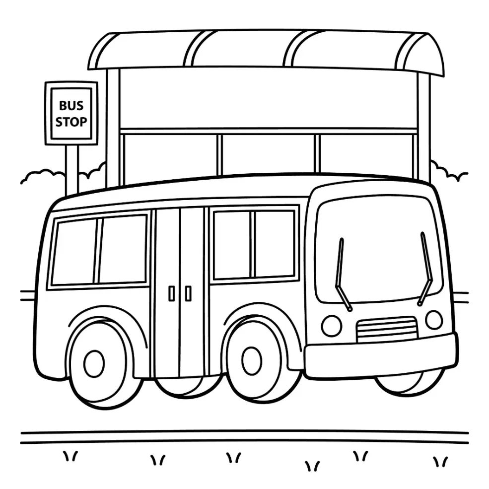 Free Vehicle Picture To Color In