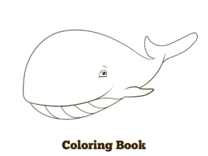 Free Whale Picture To Color In