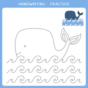 Free Whale Picture To Color In