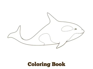 Free Whale Picture To Color In