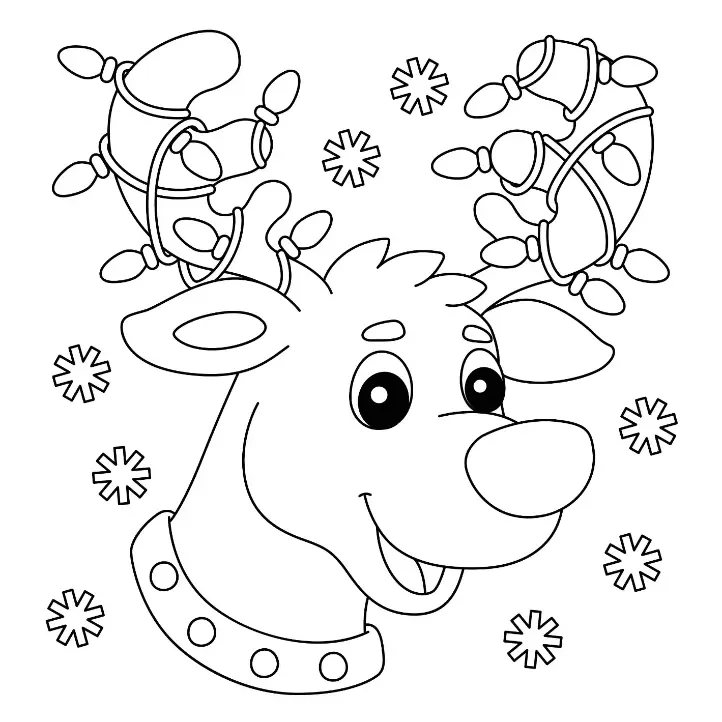 Free Winter Picture To Color In