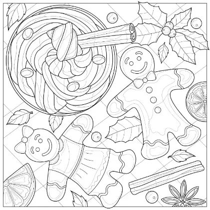 Free Winter Picture To Color In