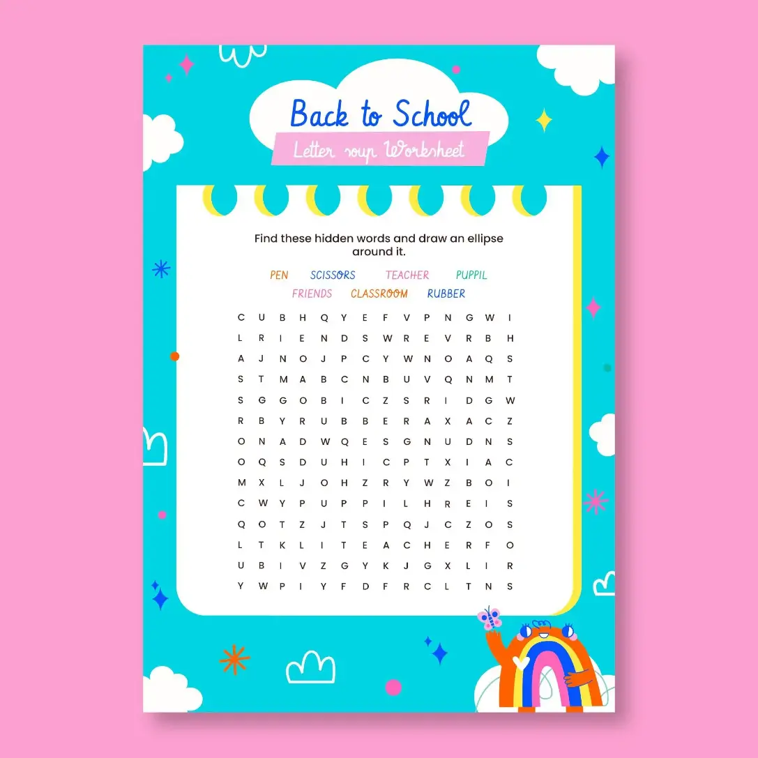 Free Word Search Game For Kids