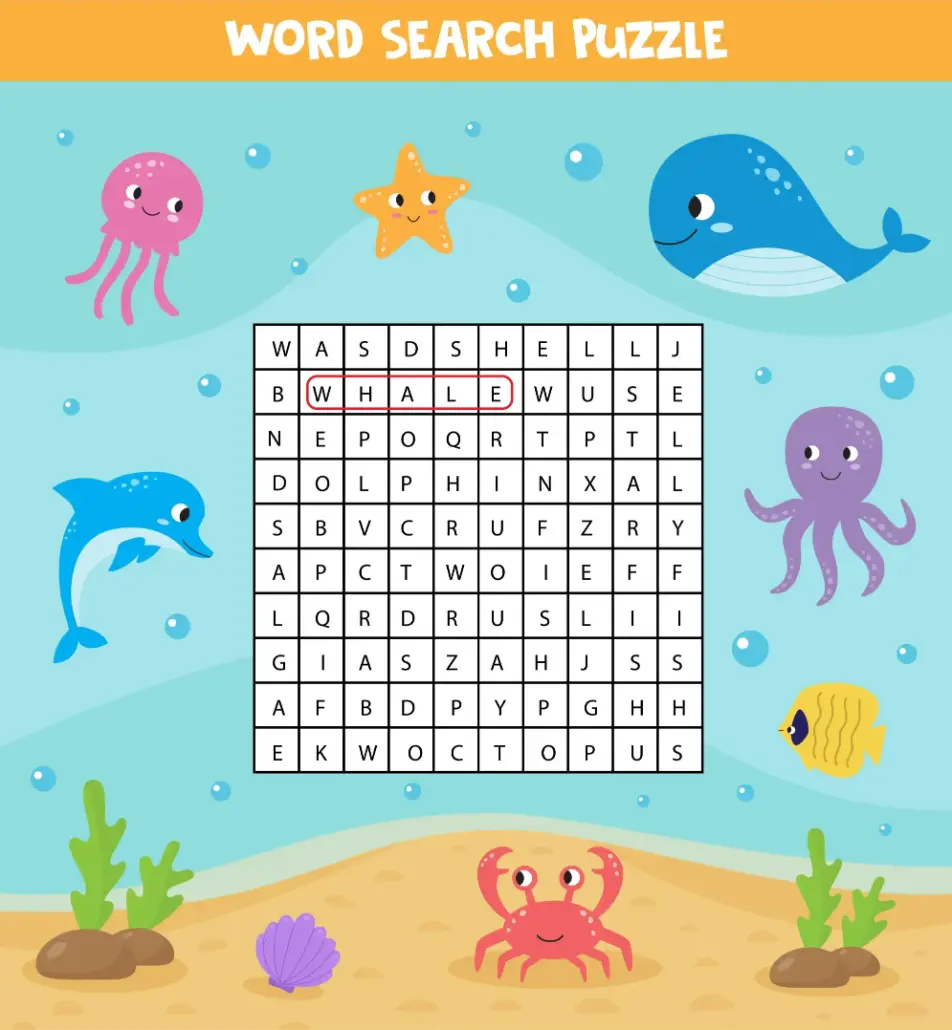 Free Word Search Game For Kids