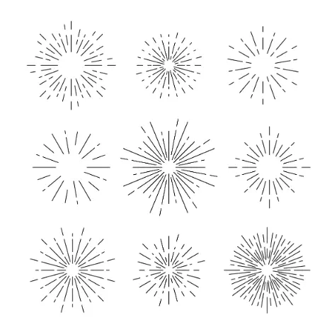 Free Firework Picture to color in