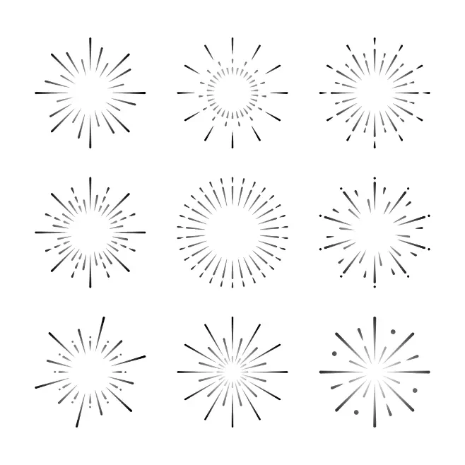 Free Firework Picture to color in