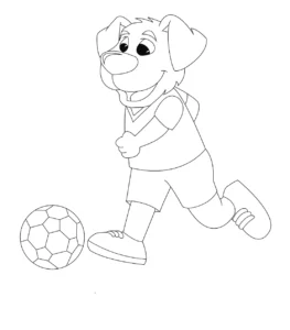 Free Football Picture To Color In