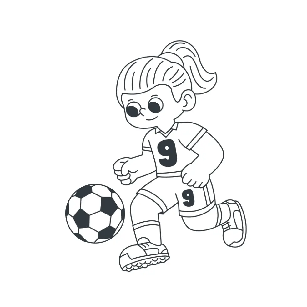 Free Football Picture To Color In