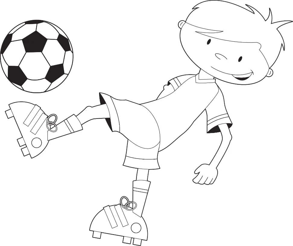 Free Football Picture To Color In