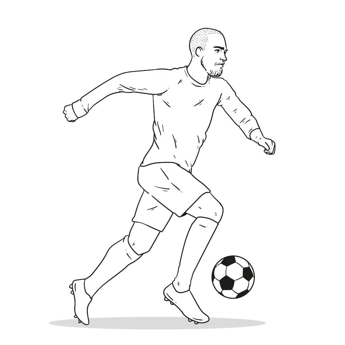 Free Football Picture To Color In