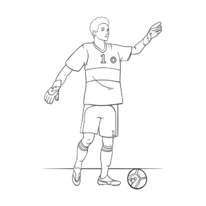 Free Football Picture To Color In