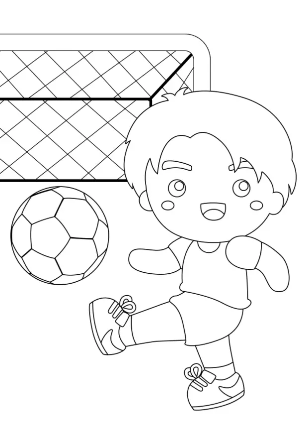 Free Football Picture To Color In