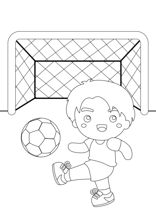 Free Football Picture To Color In