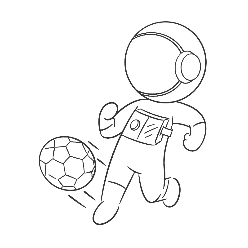 Free Football Picture To Color In