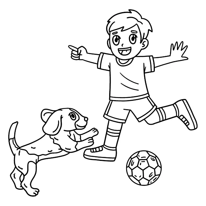 Free Football Picture To Color In