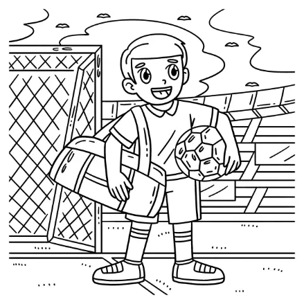 Free Football Picture To Color In