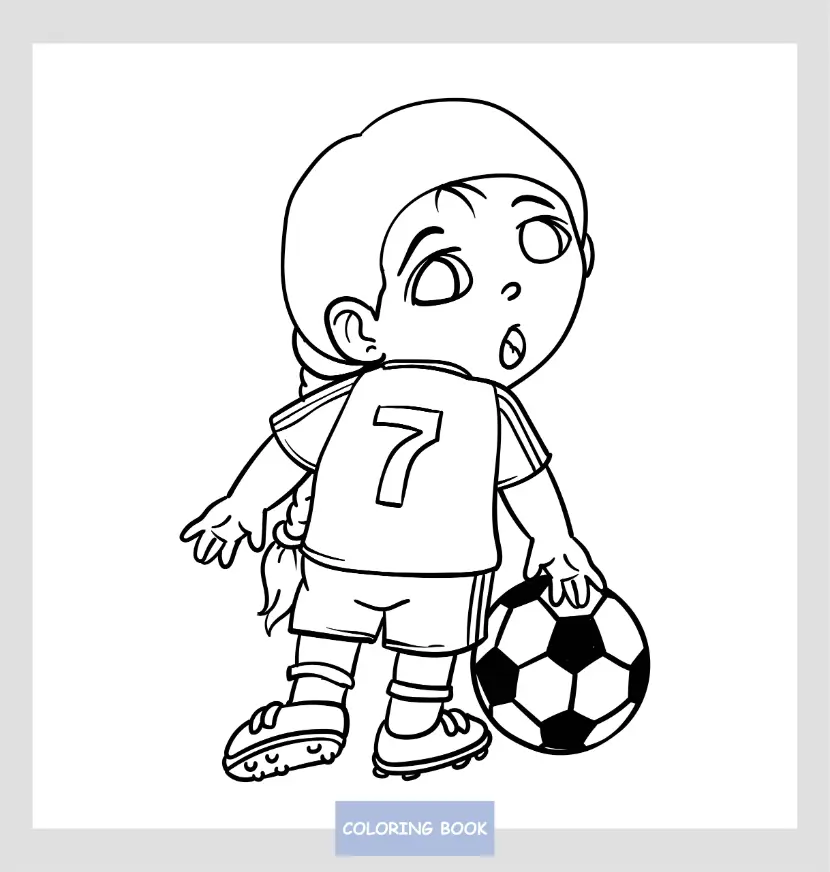 Free Football Picture To Color In