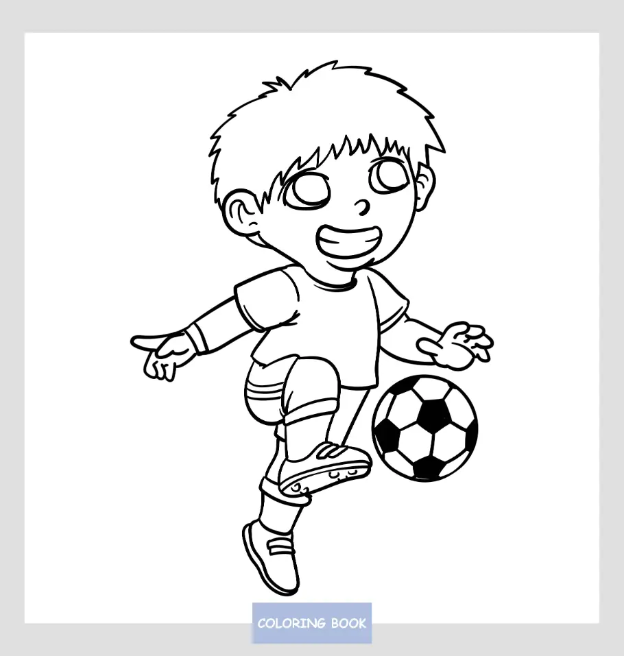 Free Football Picture To Color In