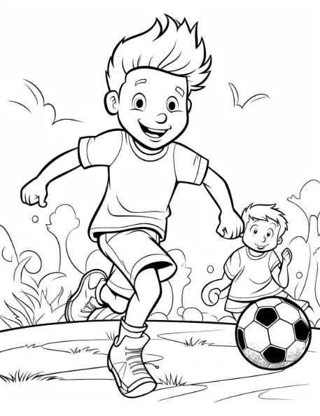 Free Football Picture To Color In