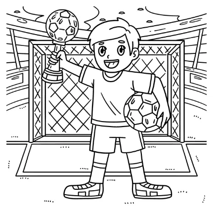 Free Football Picture To Color In